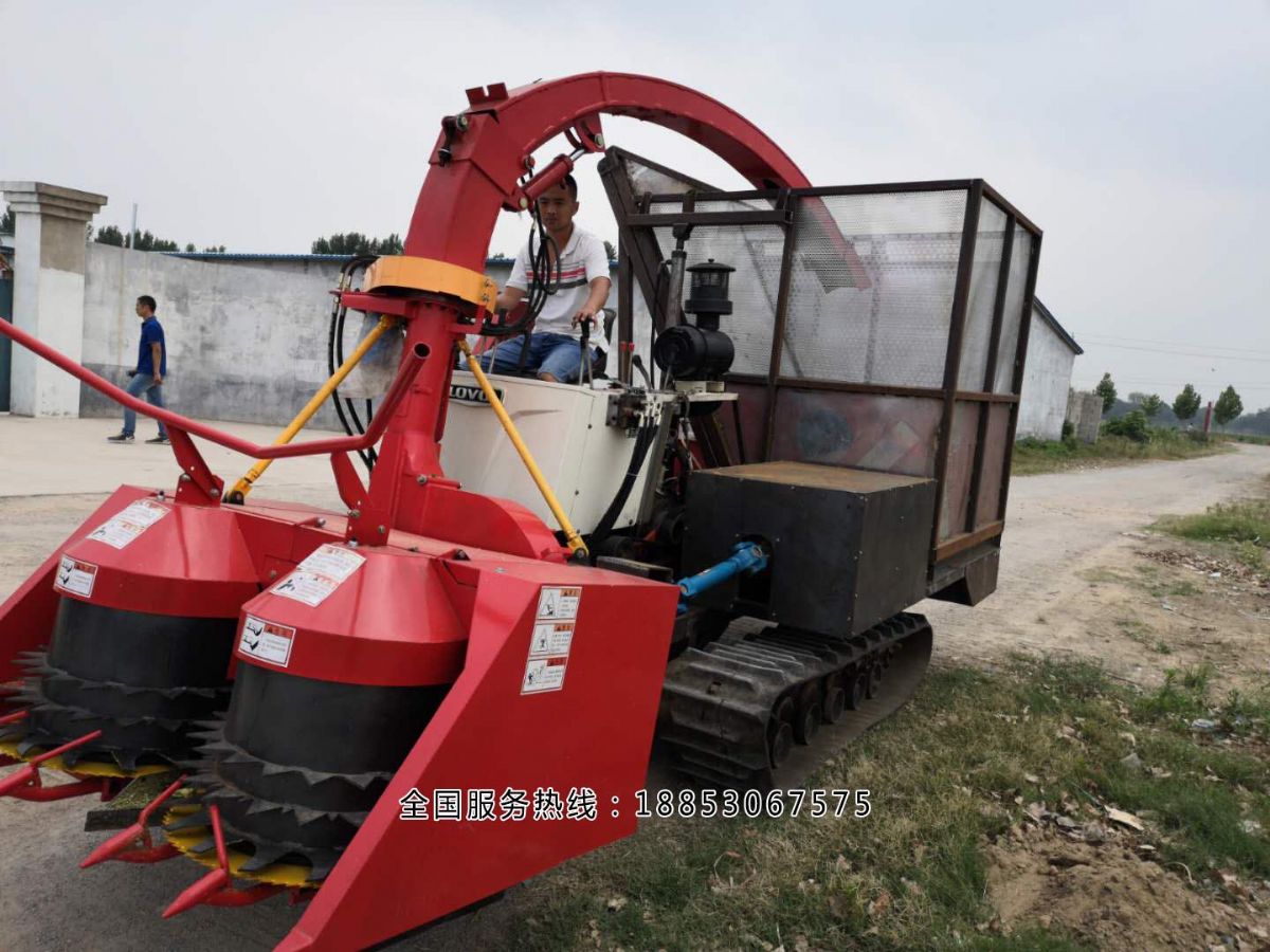 履帶自走式青儲機